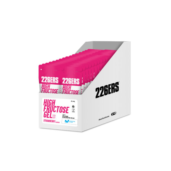 BOX XS VYSOKÝ OBSAH FRUKTÓZY GÉL (32 ks) - vysokoenergetické gély so sodíkom 32 x 44 g